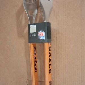 Cincinnati Bengals NFL Team Grilling Tongs